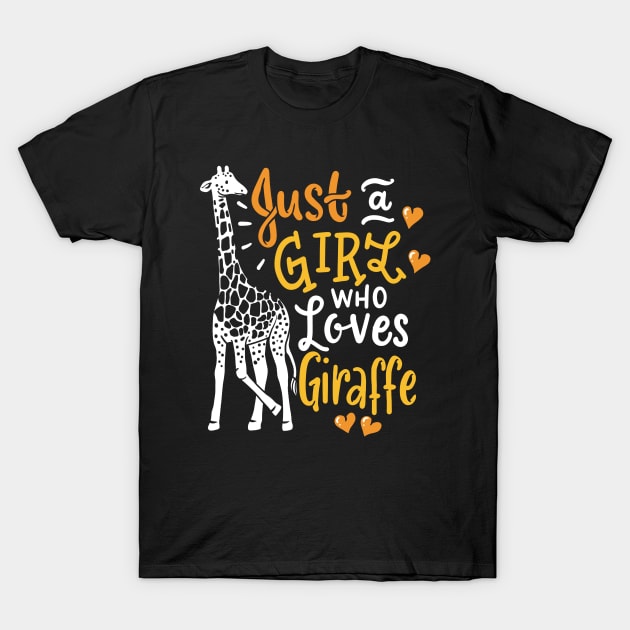 Giraffe Zookeeper Giraffe Lover T-Shirt by CreativeGiftShop